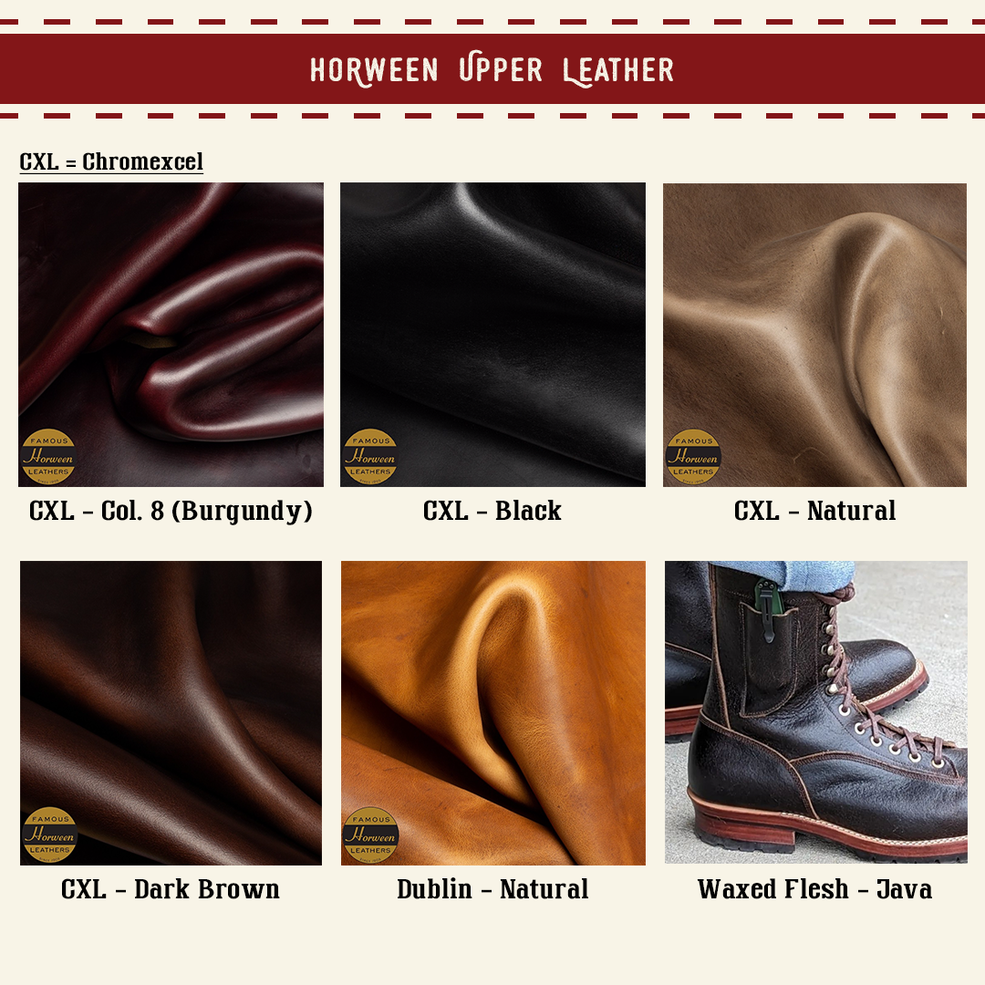 Jakkrabbits Made To Order Custom Boots Upper Leather Options