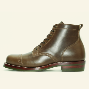 Horween Olive Brown CXL Jakkrabbits Service Boots_MTO0922020078