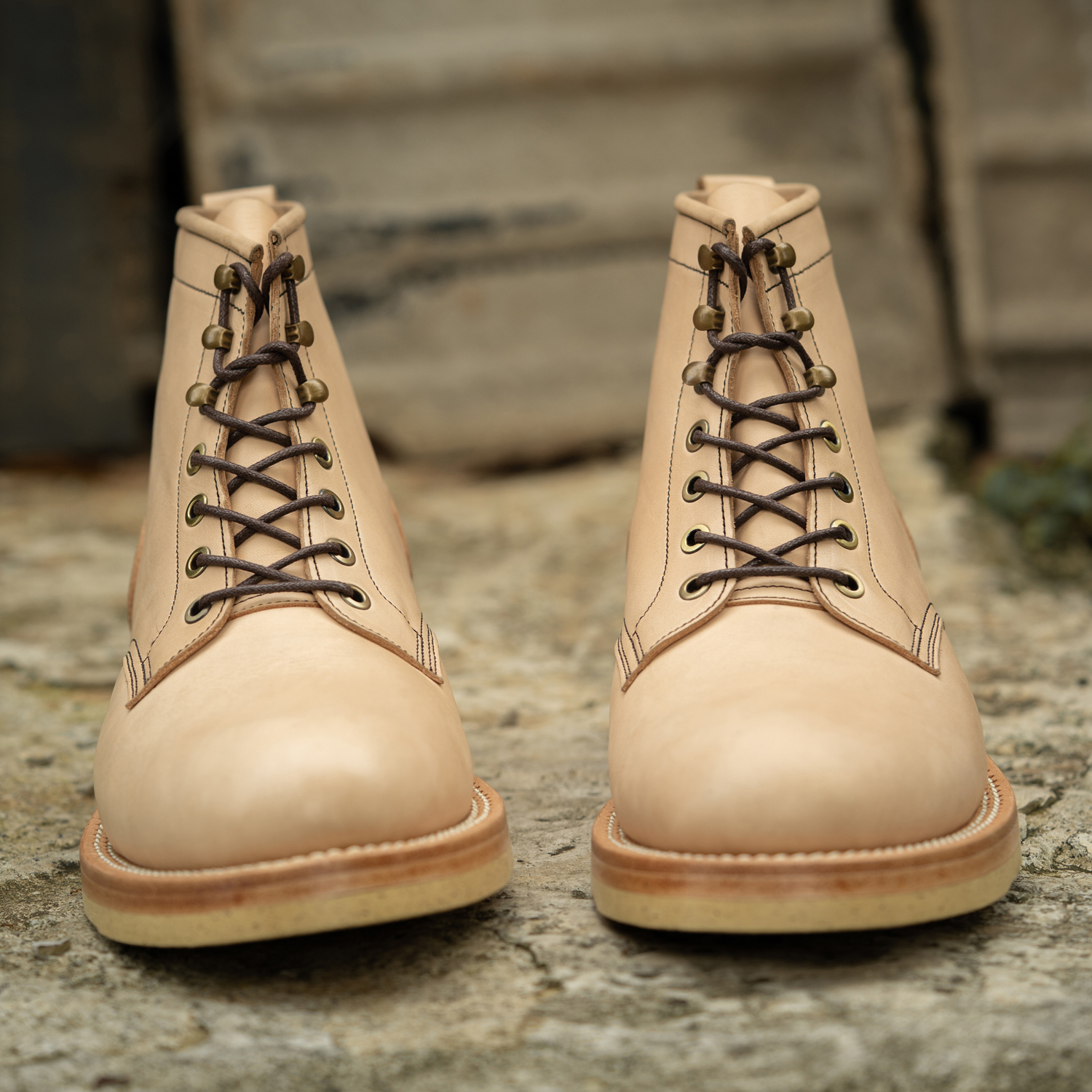 Natural Vegetable Tanned Jakkrabbits Field Boots (MTO1022010101)