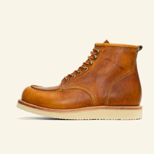 Waxy Napoli Moc Toe Boots