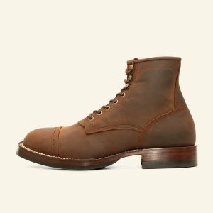 Maroon Oil Tanned Logger Boots