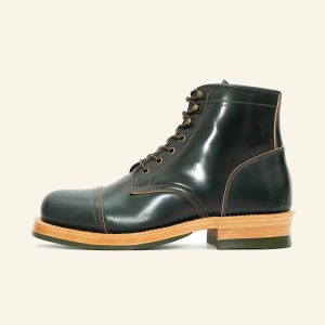 Emerald Green Shell Cordovan Field Boots